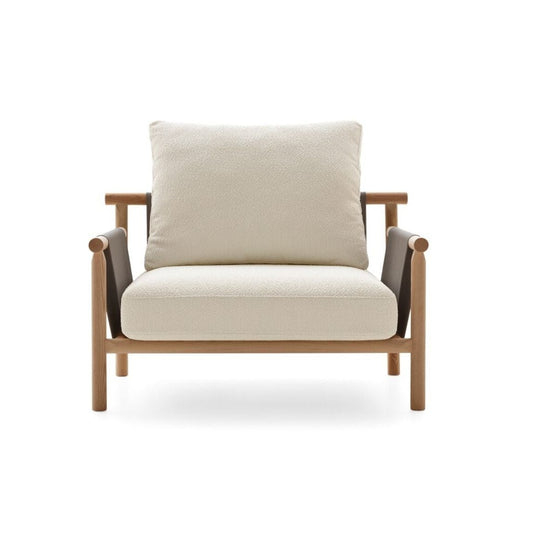 Mixed Material Outdoor Armchair