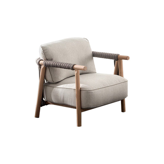 Diamond-Weave Outdoor Armchair