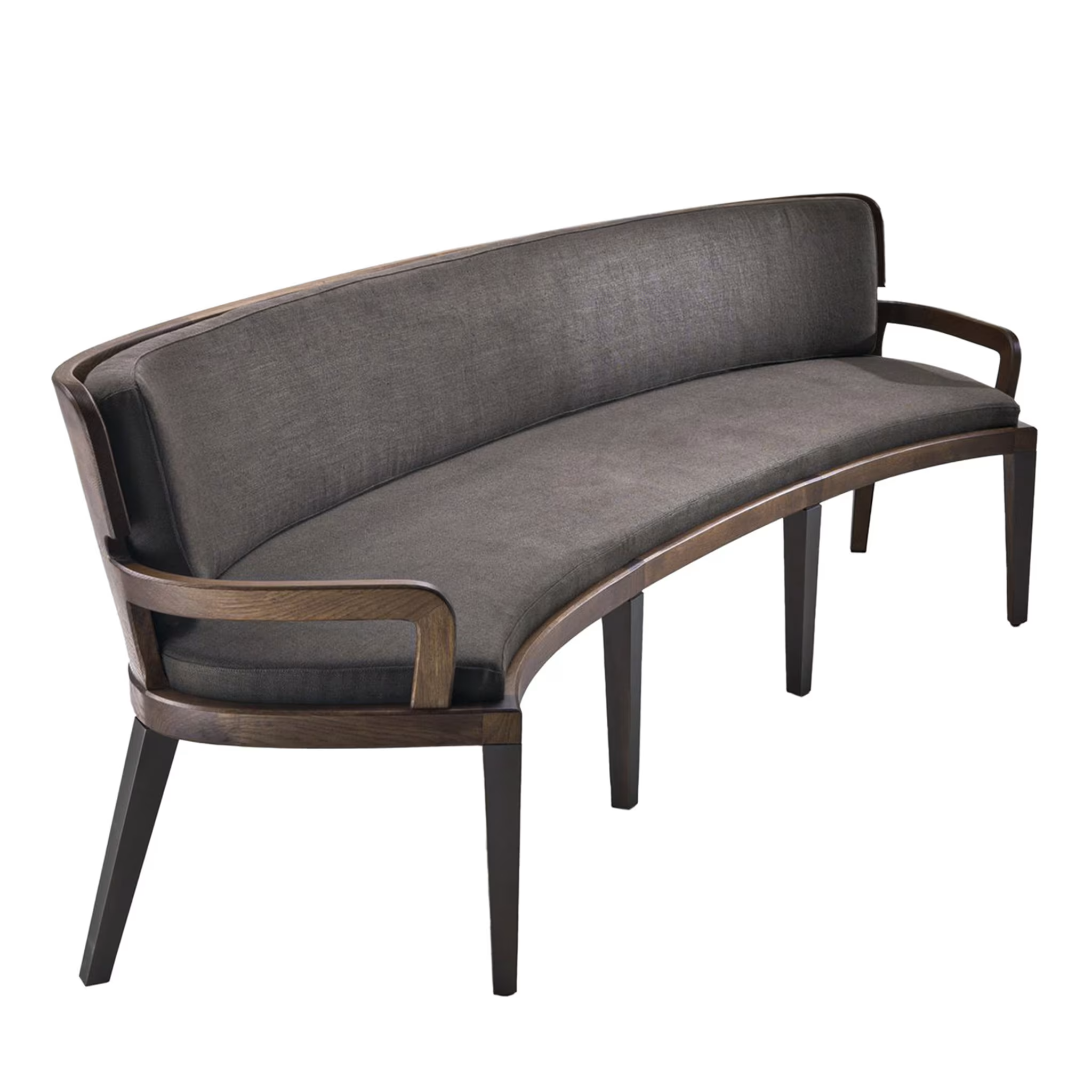 Bulle curved bench