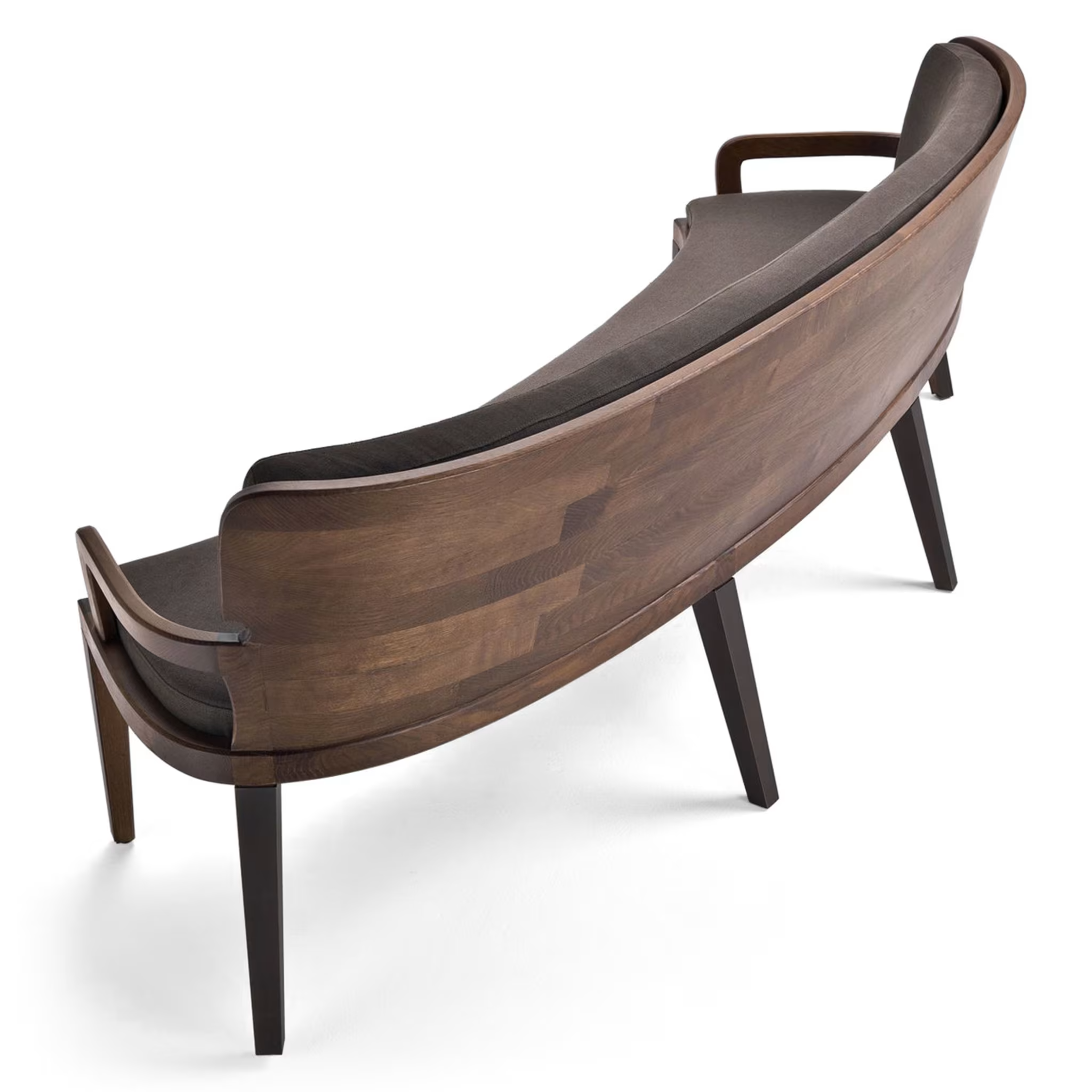 Bulle curved bench