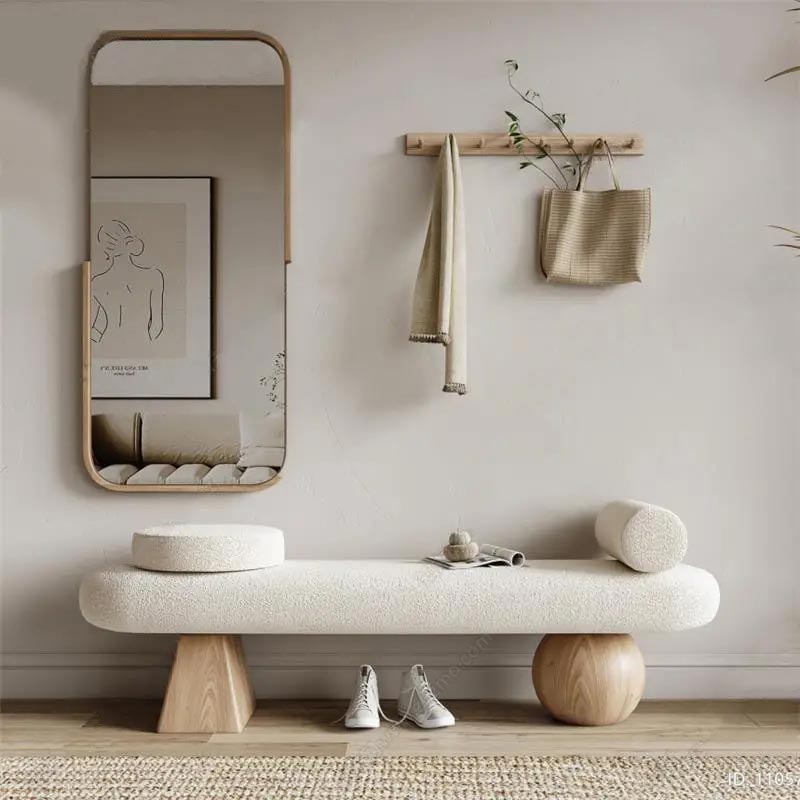 Sleek White Bench Design