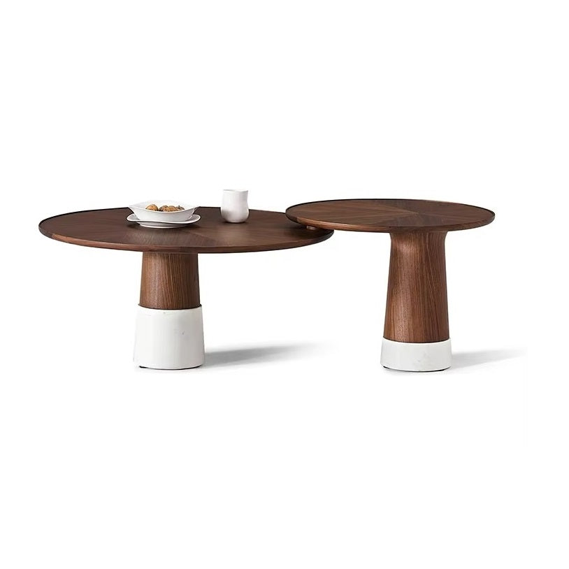 Three piece modern coffee table set