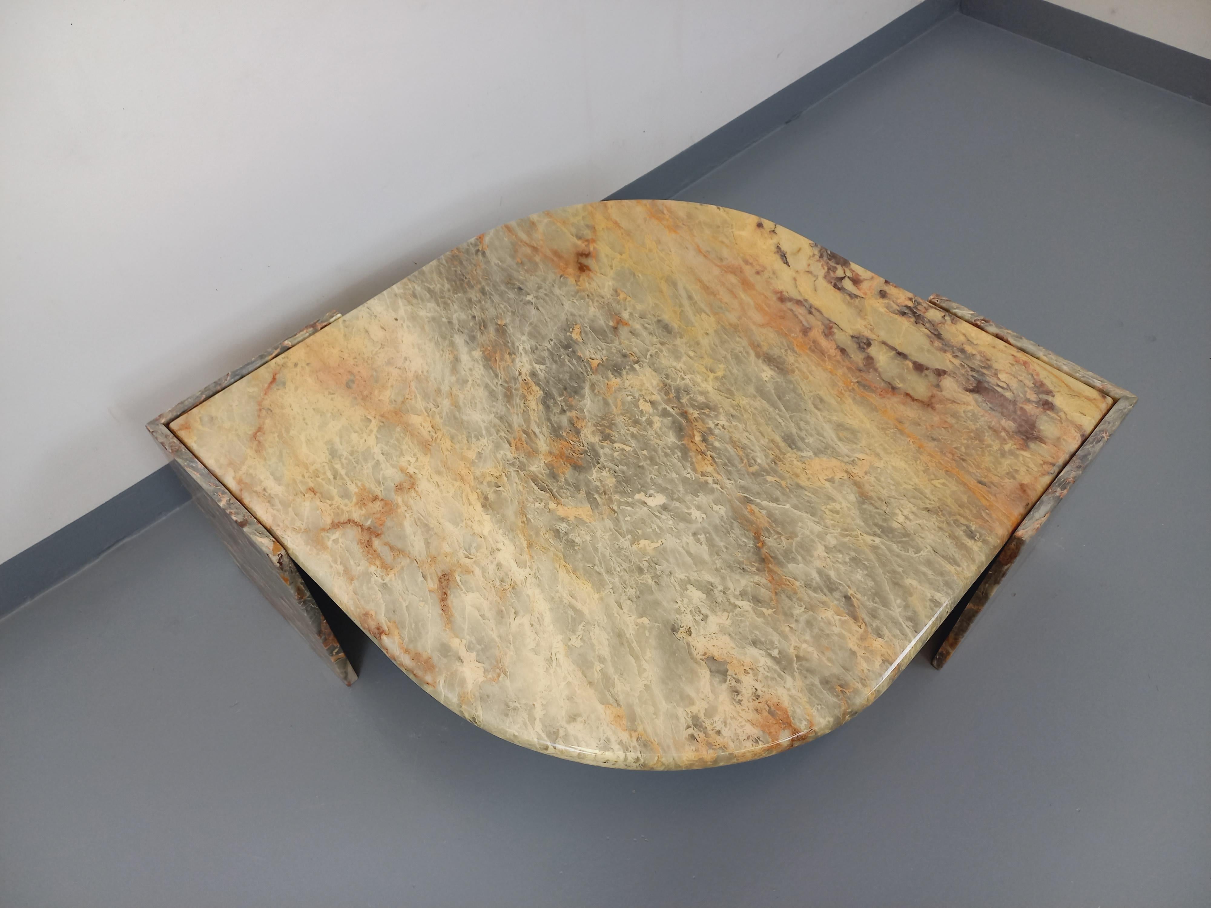 Luxury marble coffee table