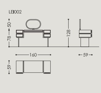 Leimert vanity table