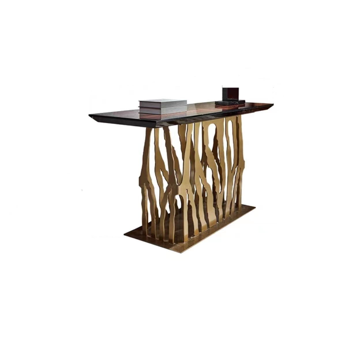 Zebra Console Table