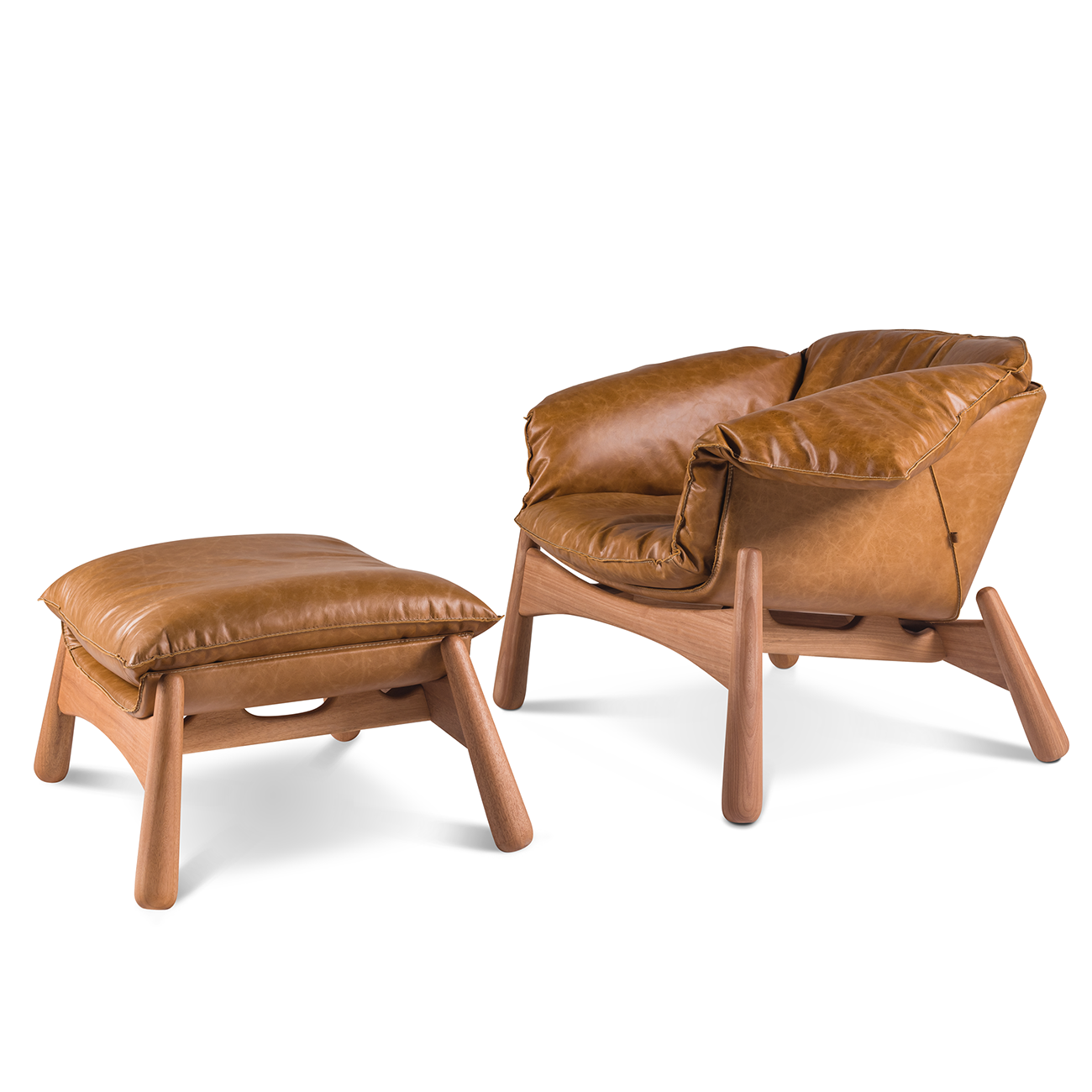 Atum Armchair with footrest