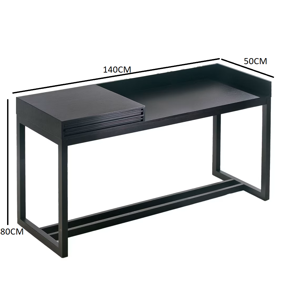 Athena black desk