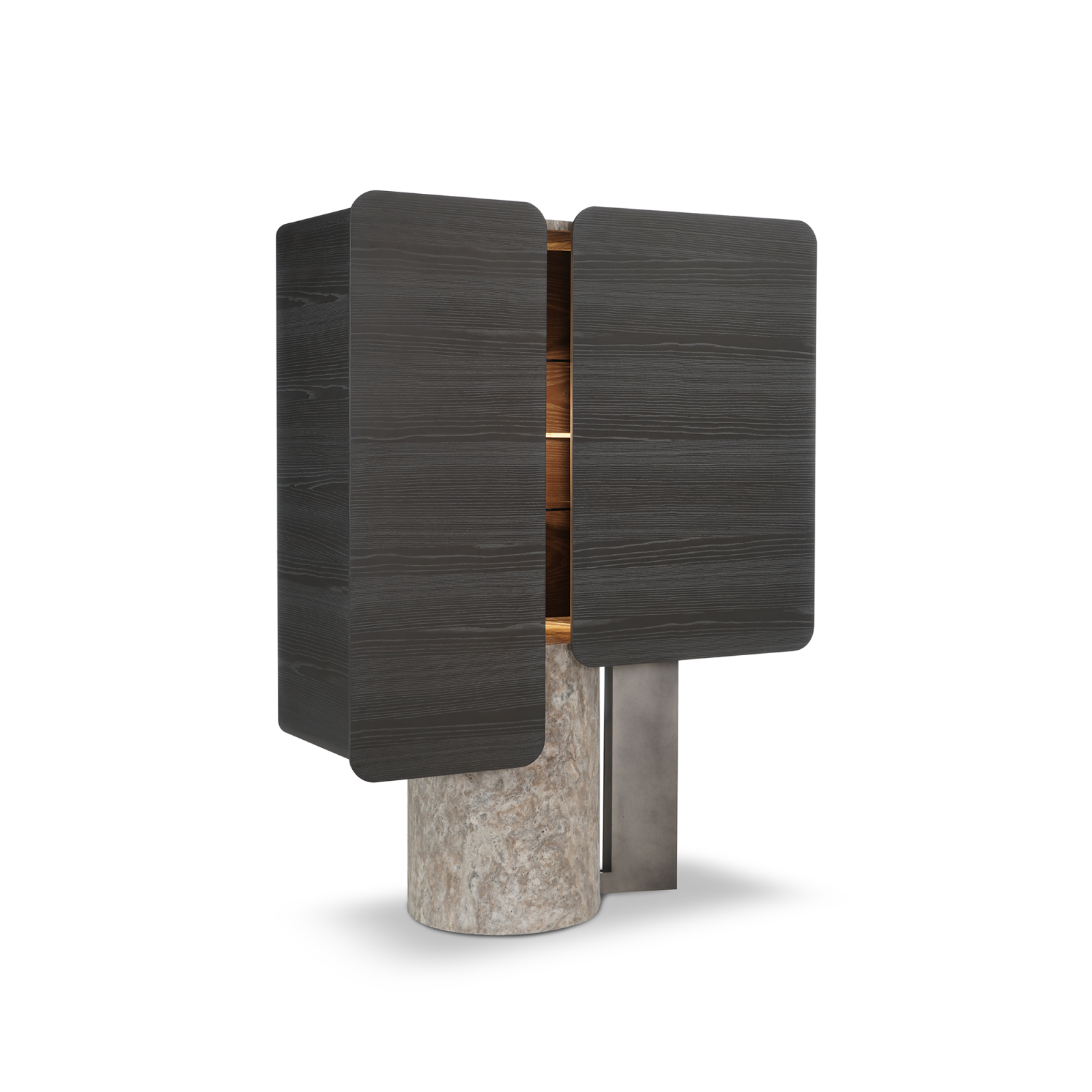 خزانة بتصميم حجري مميز