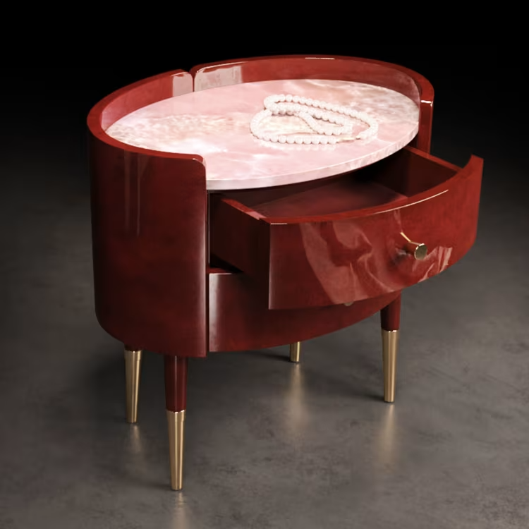 Ginestre red nightstand