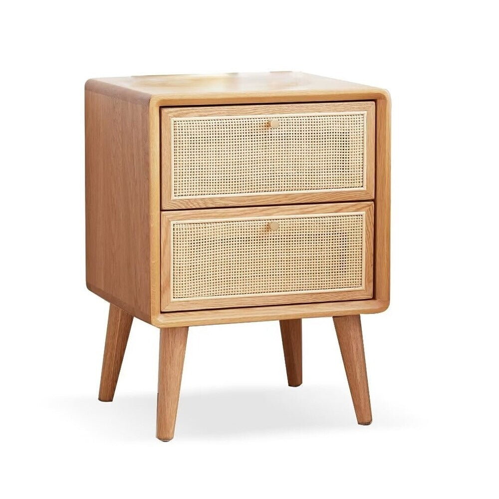 Rattan drawer chest