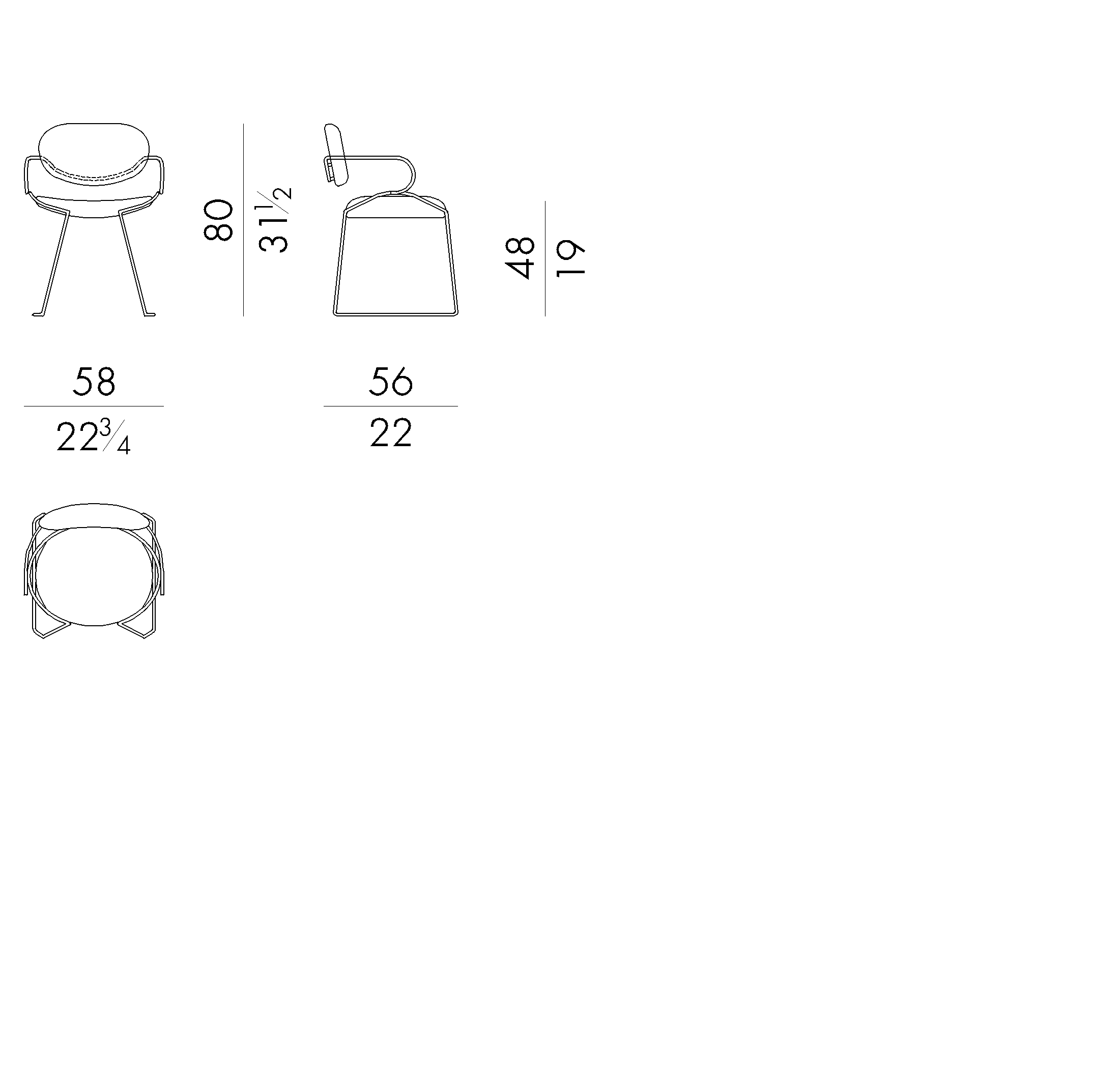 Modern Metal Chair
