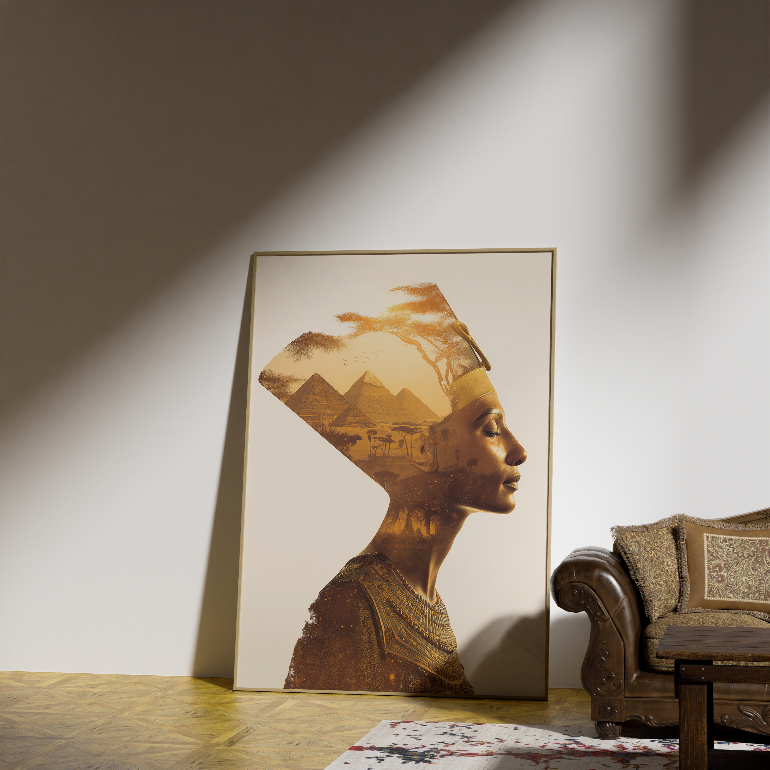 أصداء مصر - فن نفرتيتي الجداري