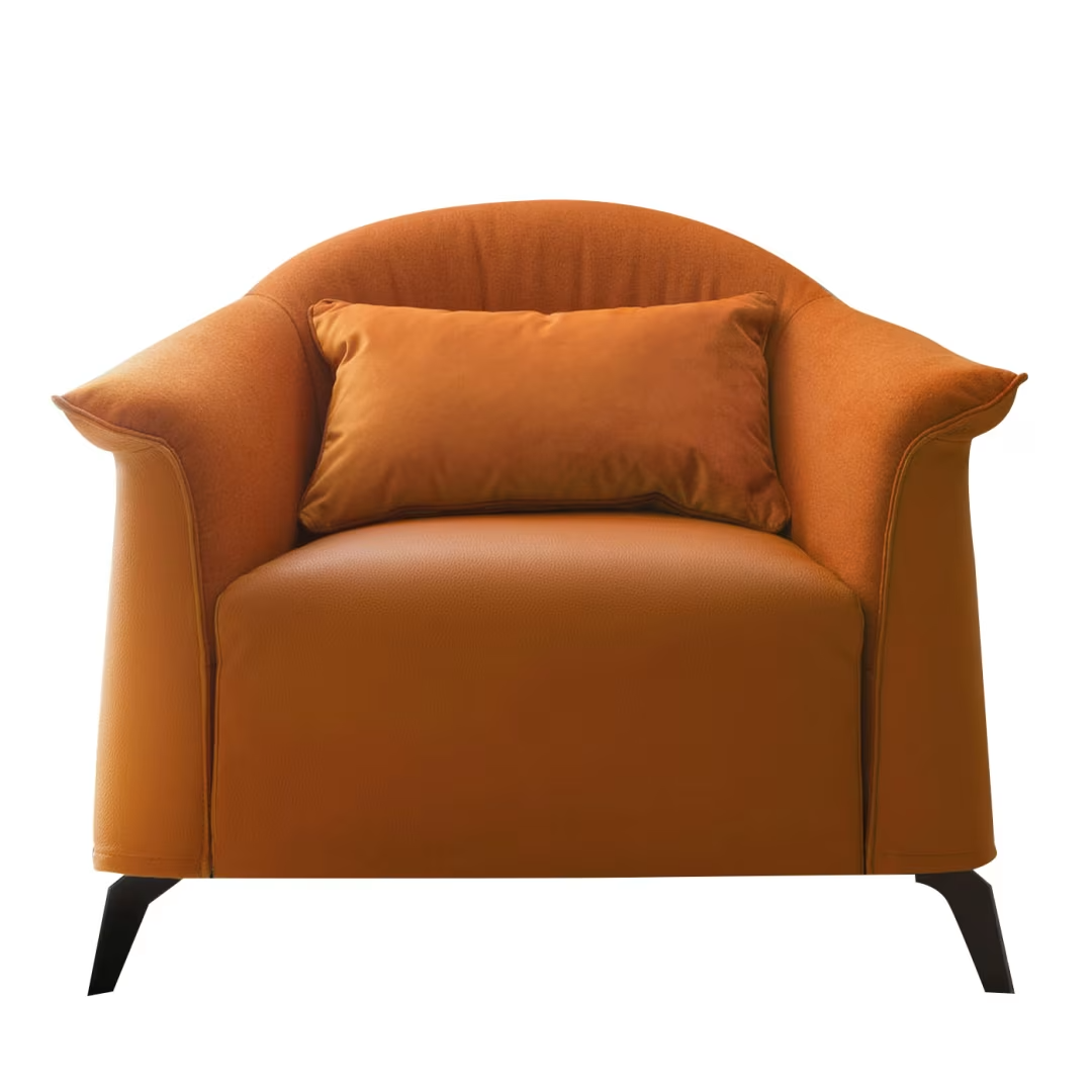 Cerere orange armchair