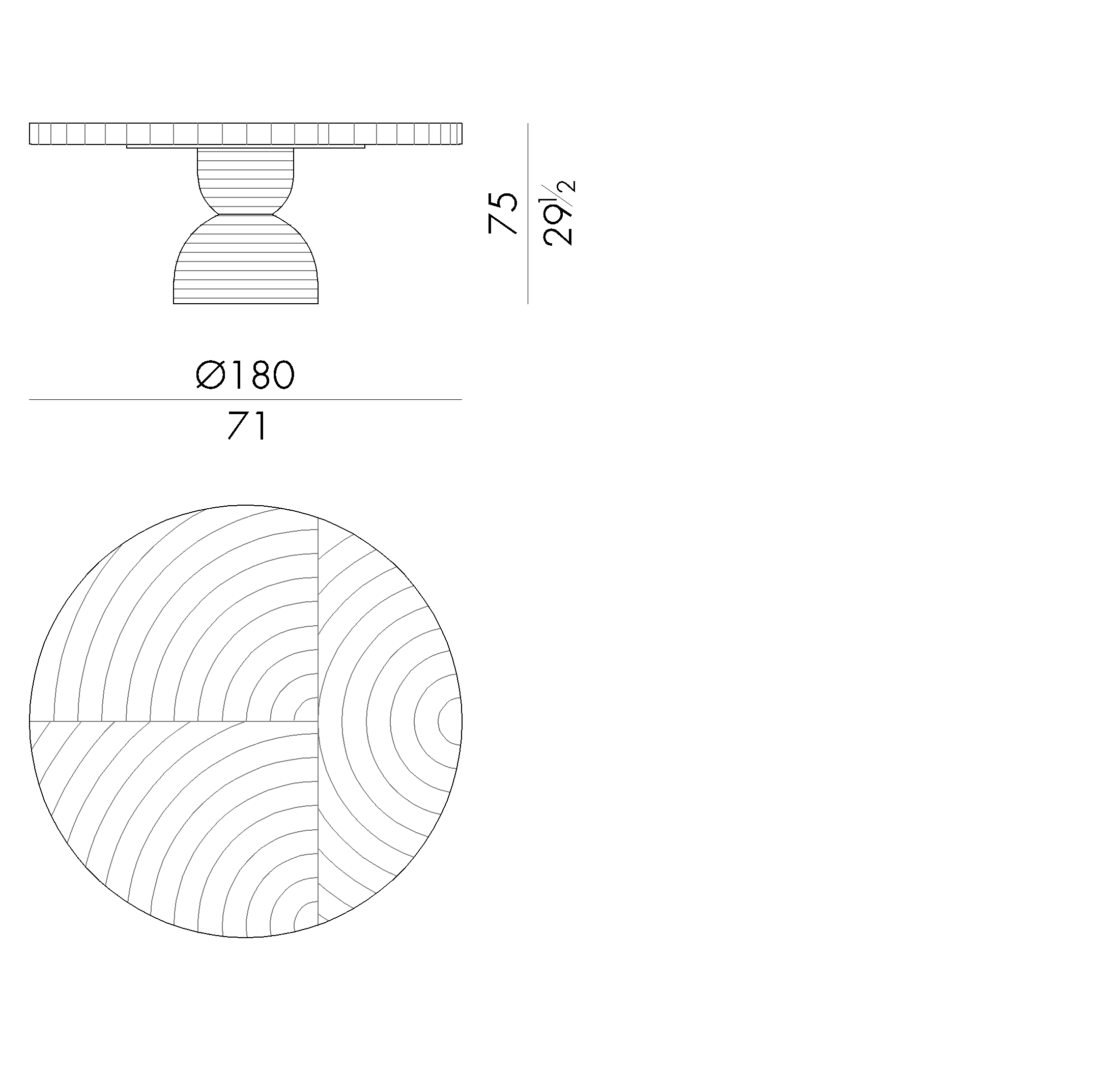 Luxury Round Dining Table