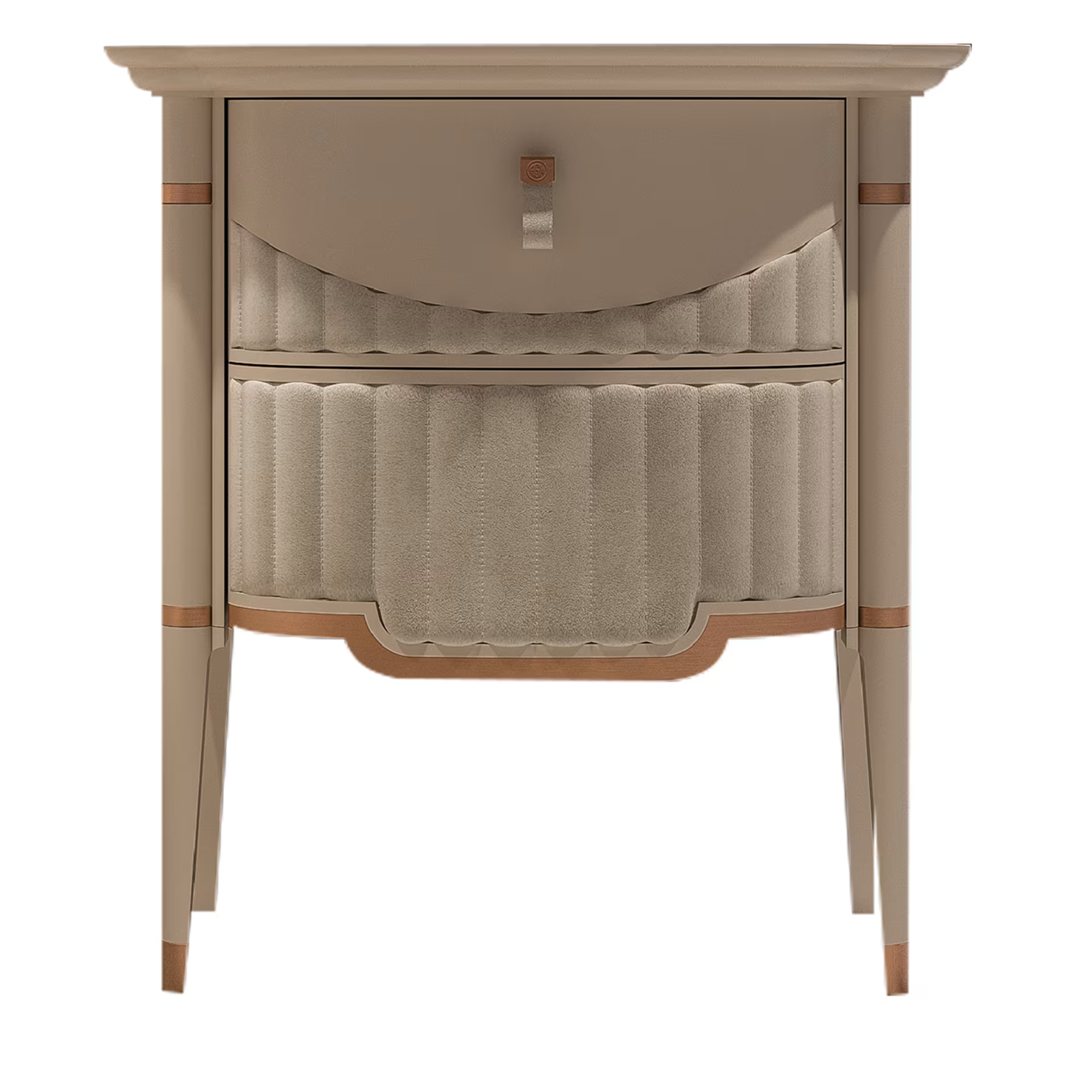 Gioia beige nightstand