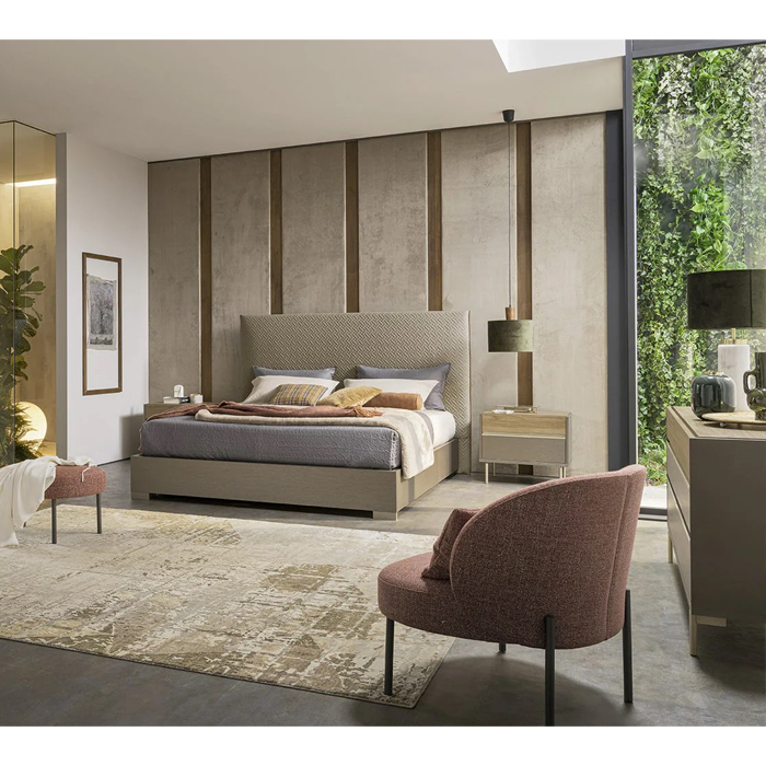 Warm Tones Rhombus Bedroom