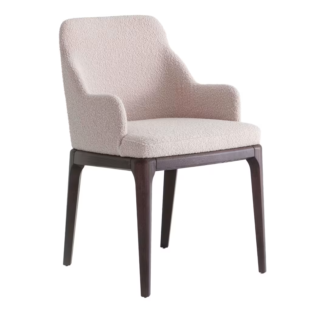 Big antigona powder-pink armchair