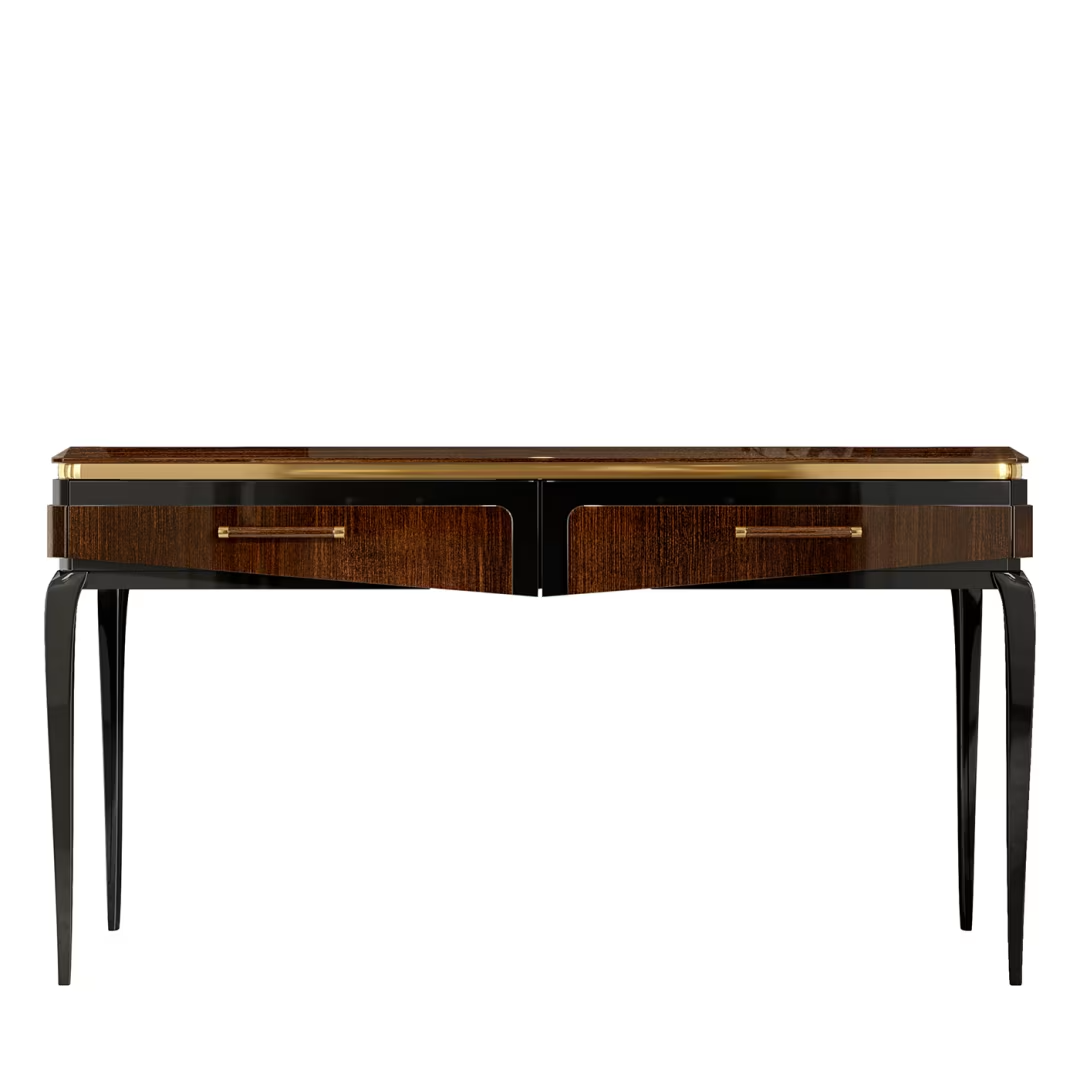 Victor 2-door brown console