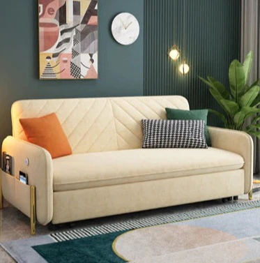 Astonishing Multi-Functional Cozy Fabric Sofa Bed