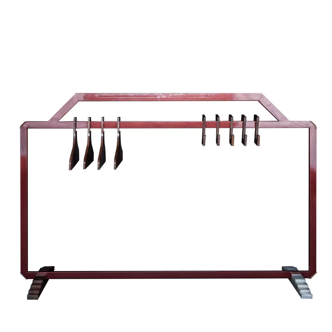 Mainframe valet stand in red