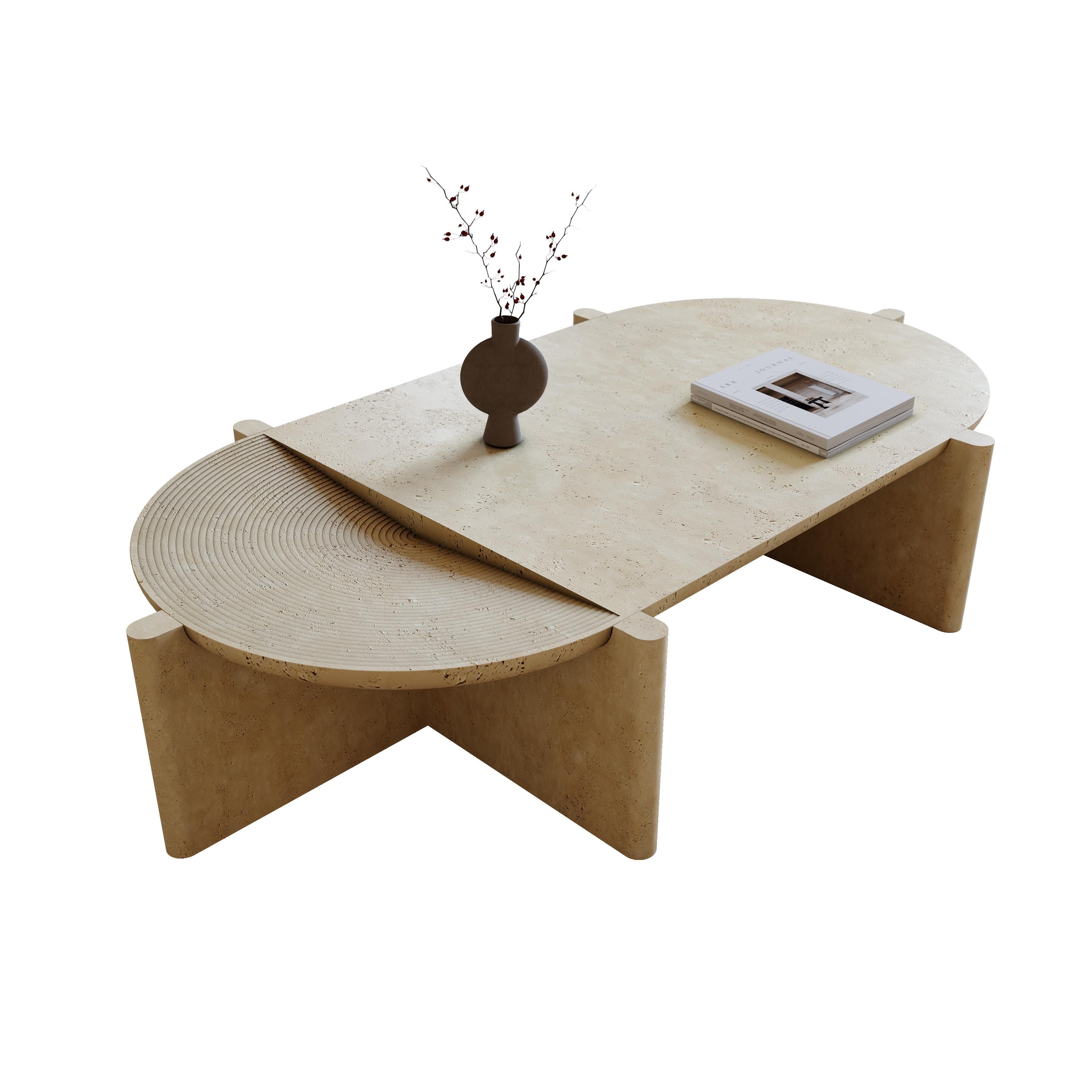 Arki oval coffee table