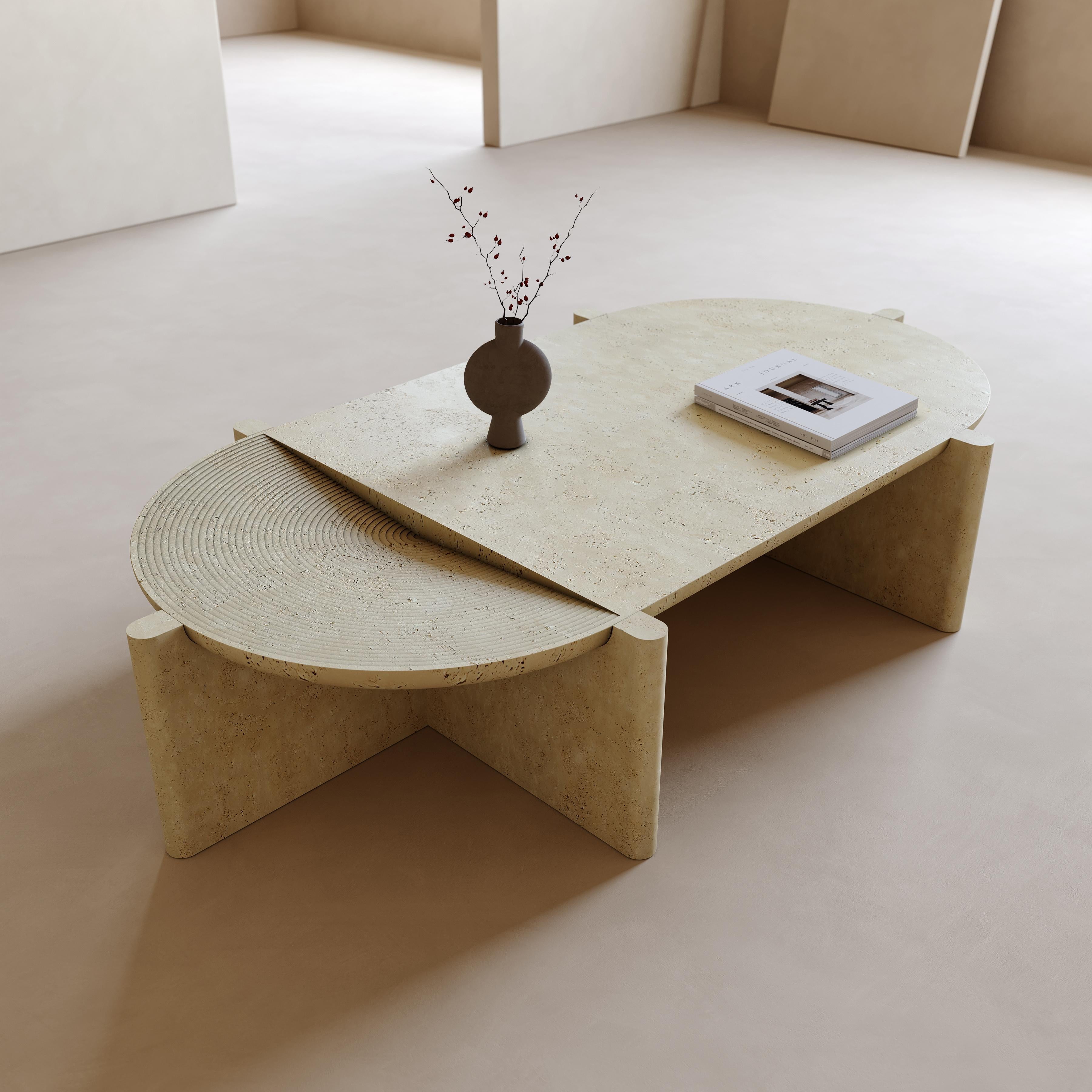 Arki oval coffee table