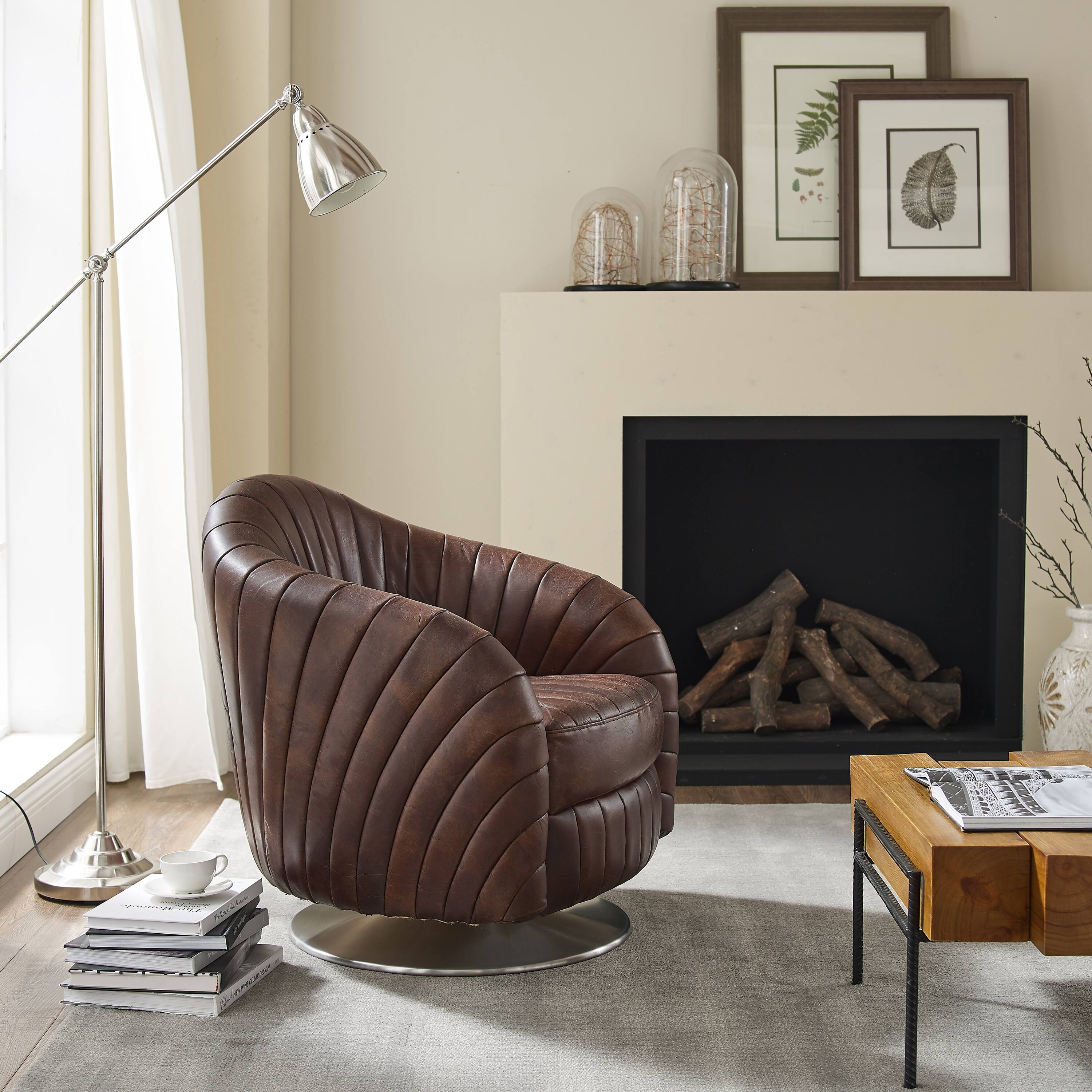 Distinctive leather chair