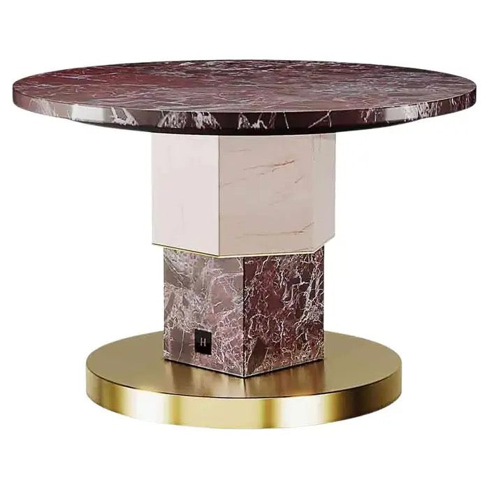 Round Natural Marble table