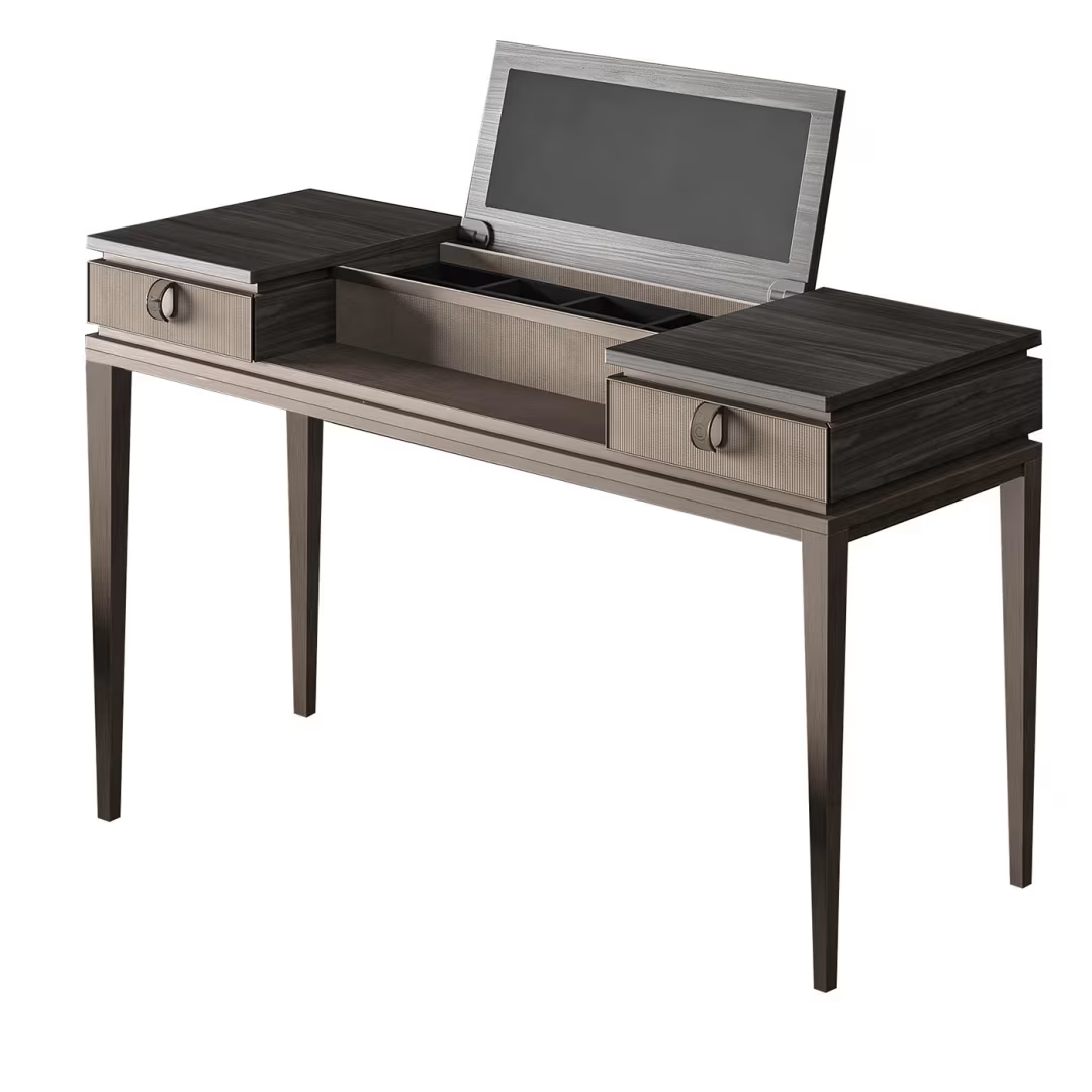 Vanity table with mirror