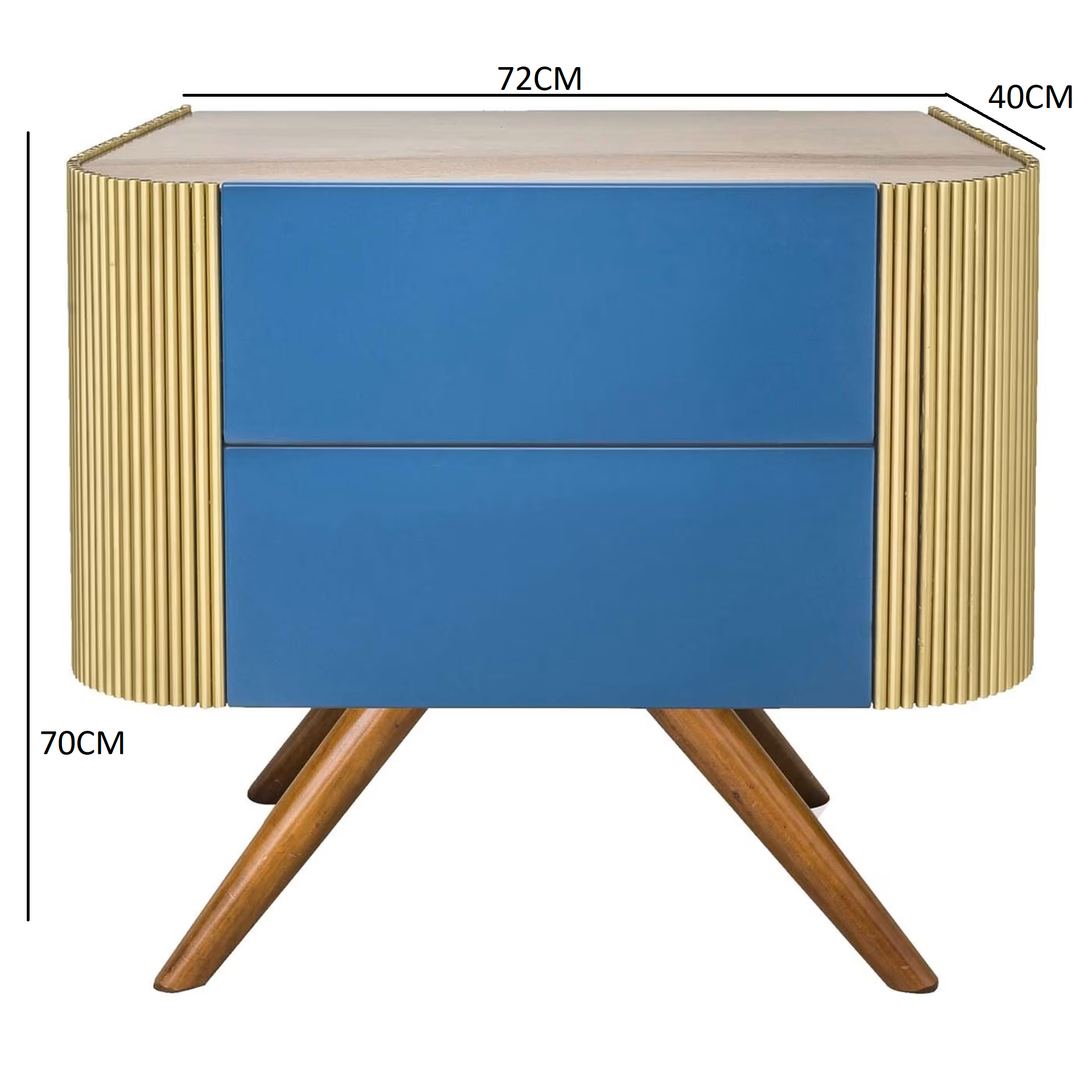 Alice wooden nightstand