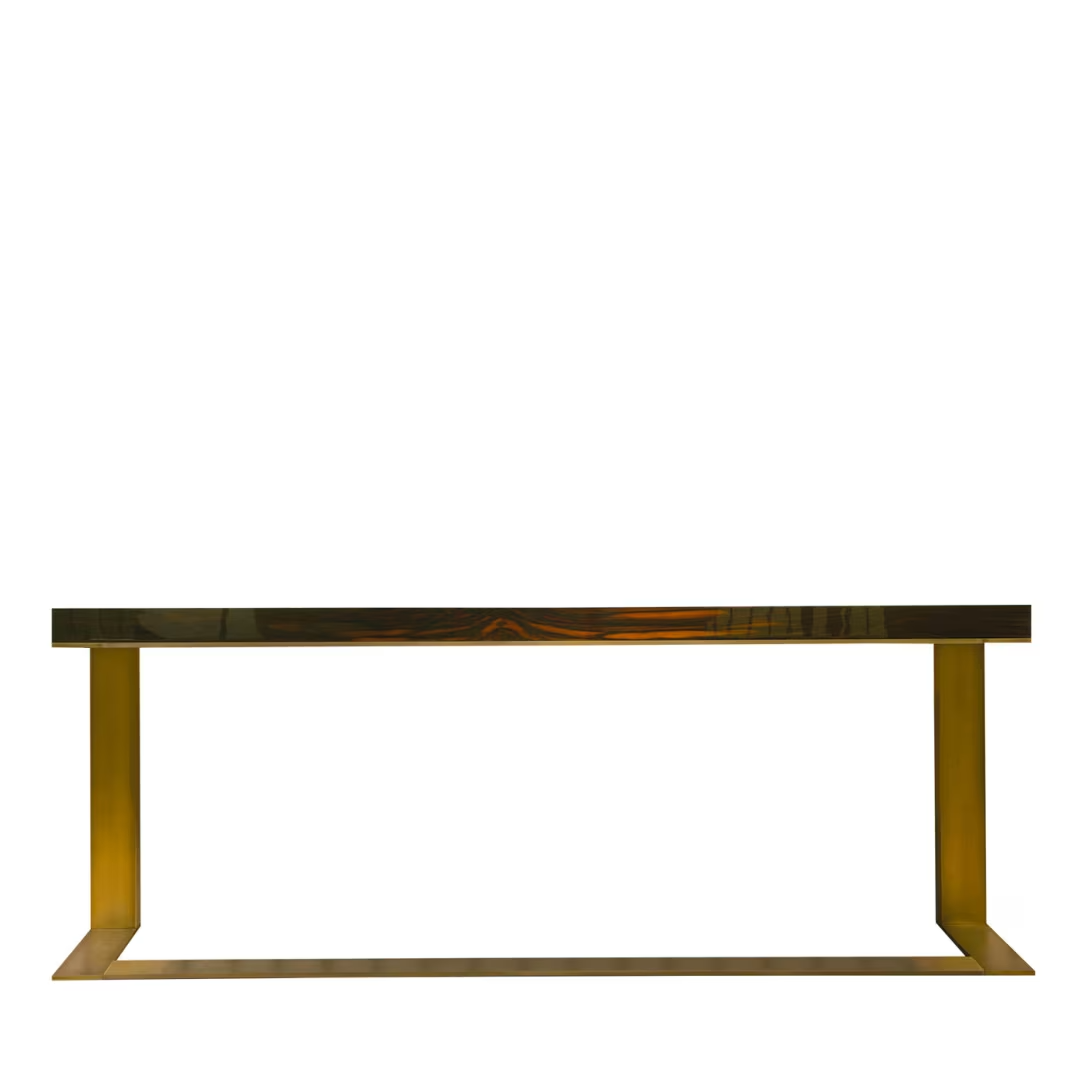 Kelly console with satin finish