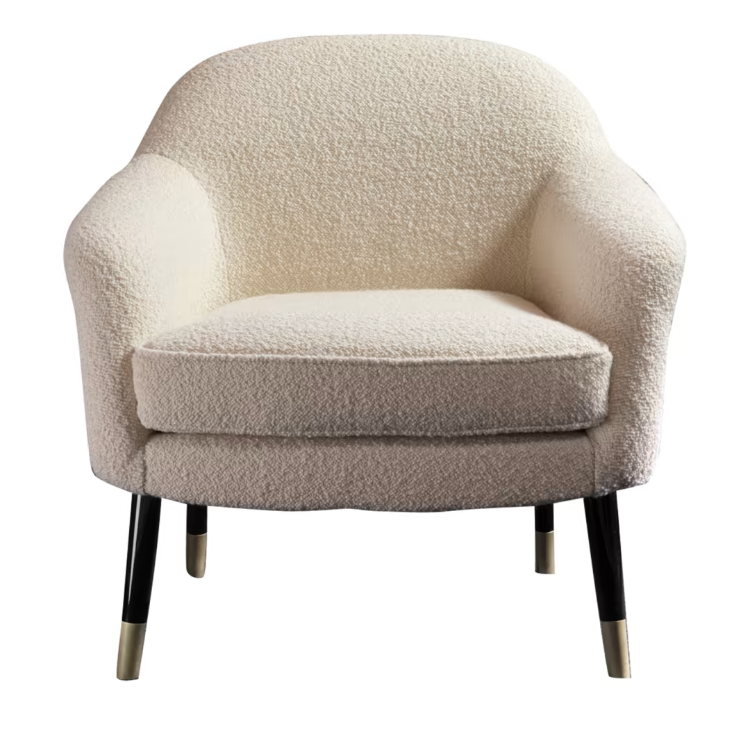 Bernadette white armchair