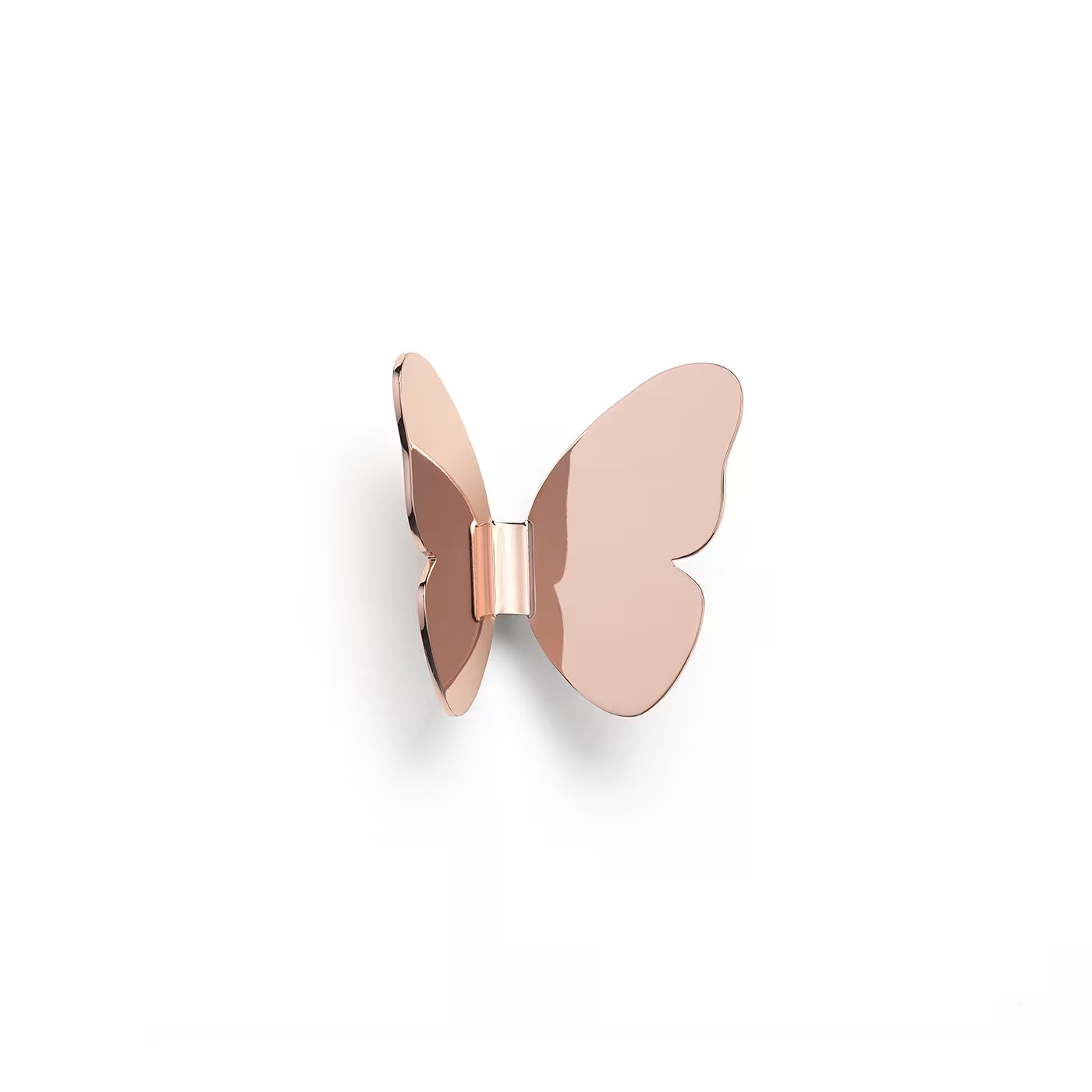 Butterfly coat hanger in copper finish
