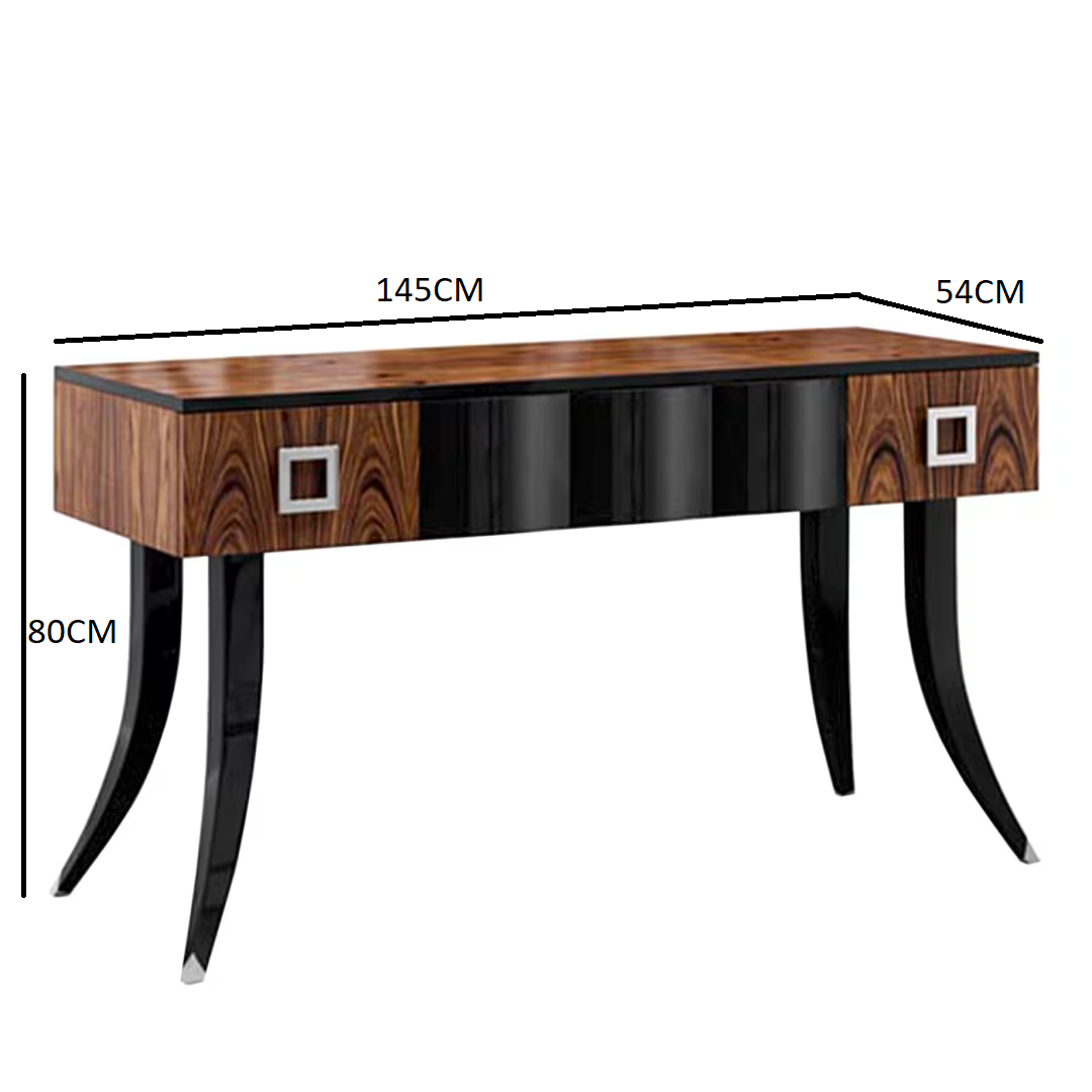 Oscar black writing desk