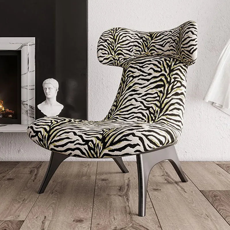 Zebra Luxe Lounge Chair