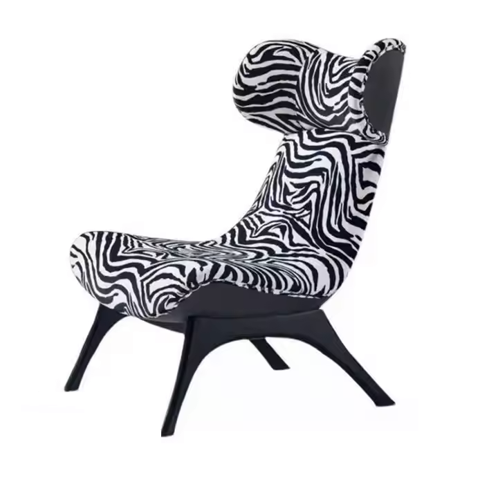 Zebra Luxe Lounge Chair