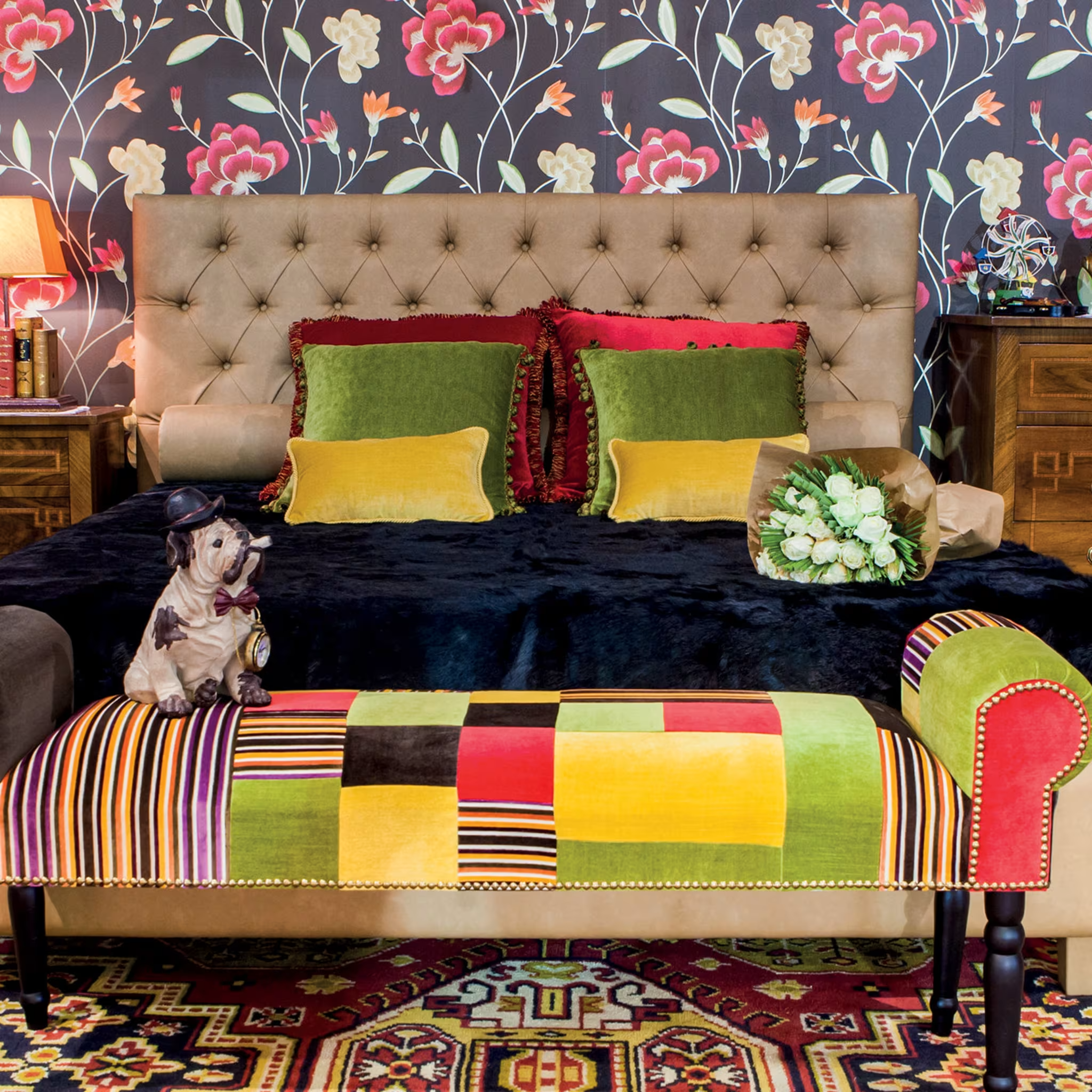 Beechwood Bench With Low Armrests