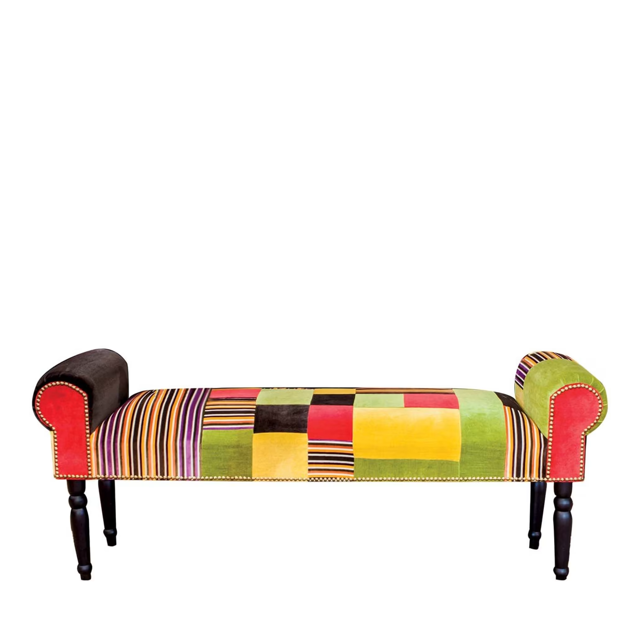 Beechwood Bench With Low Armrests