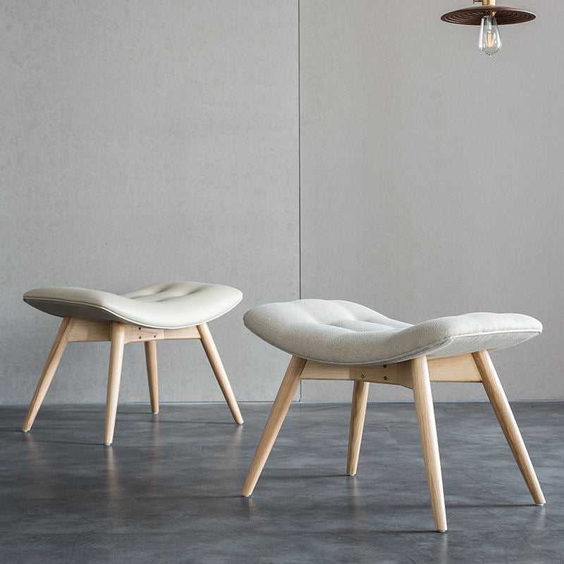 Contemporary wooden bench