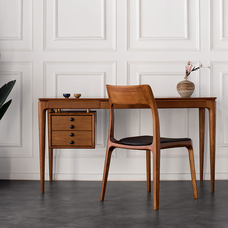 Sleek Wood Office Desk