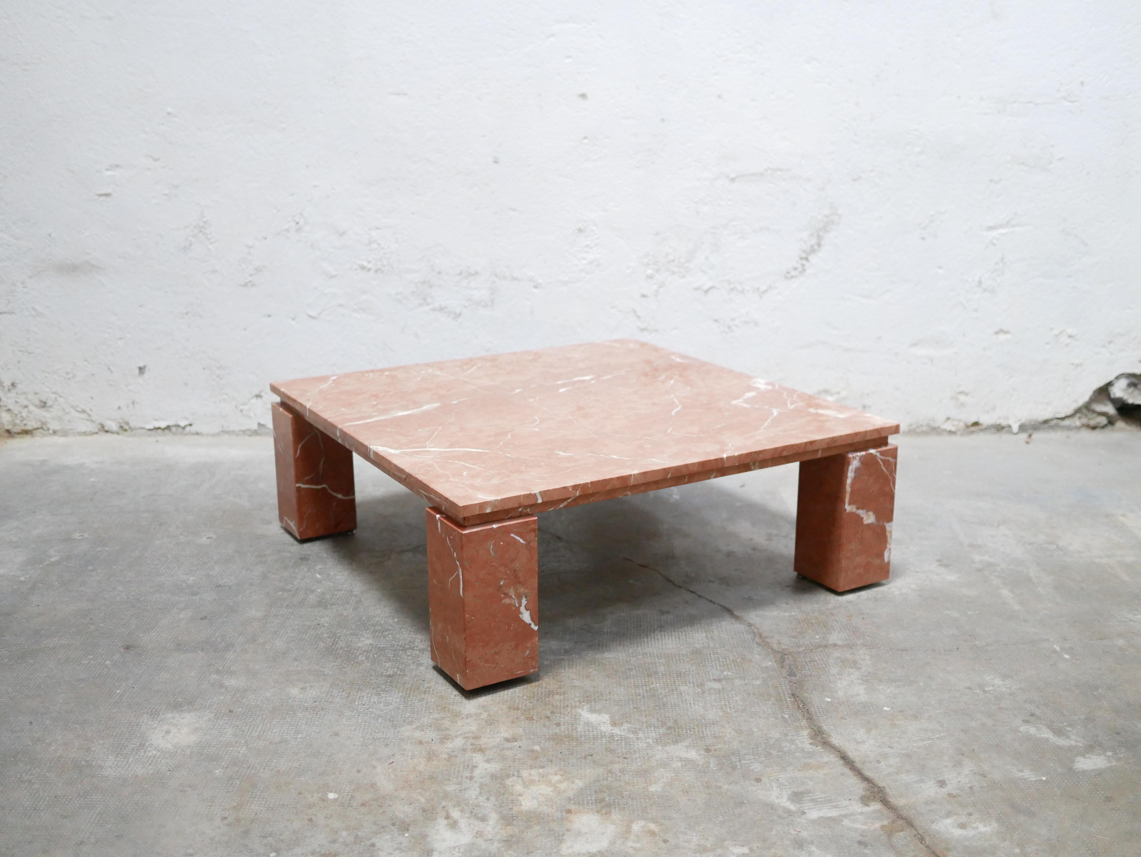 sturdy square coffee table