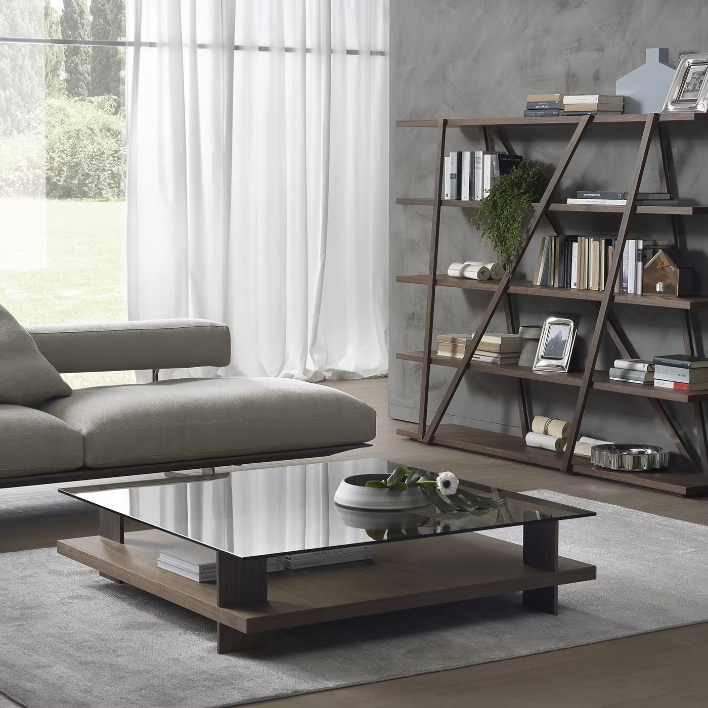 Corallo square coffee table