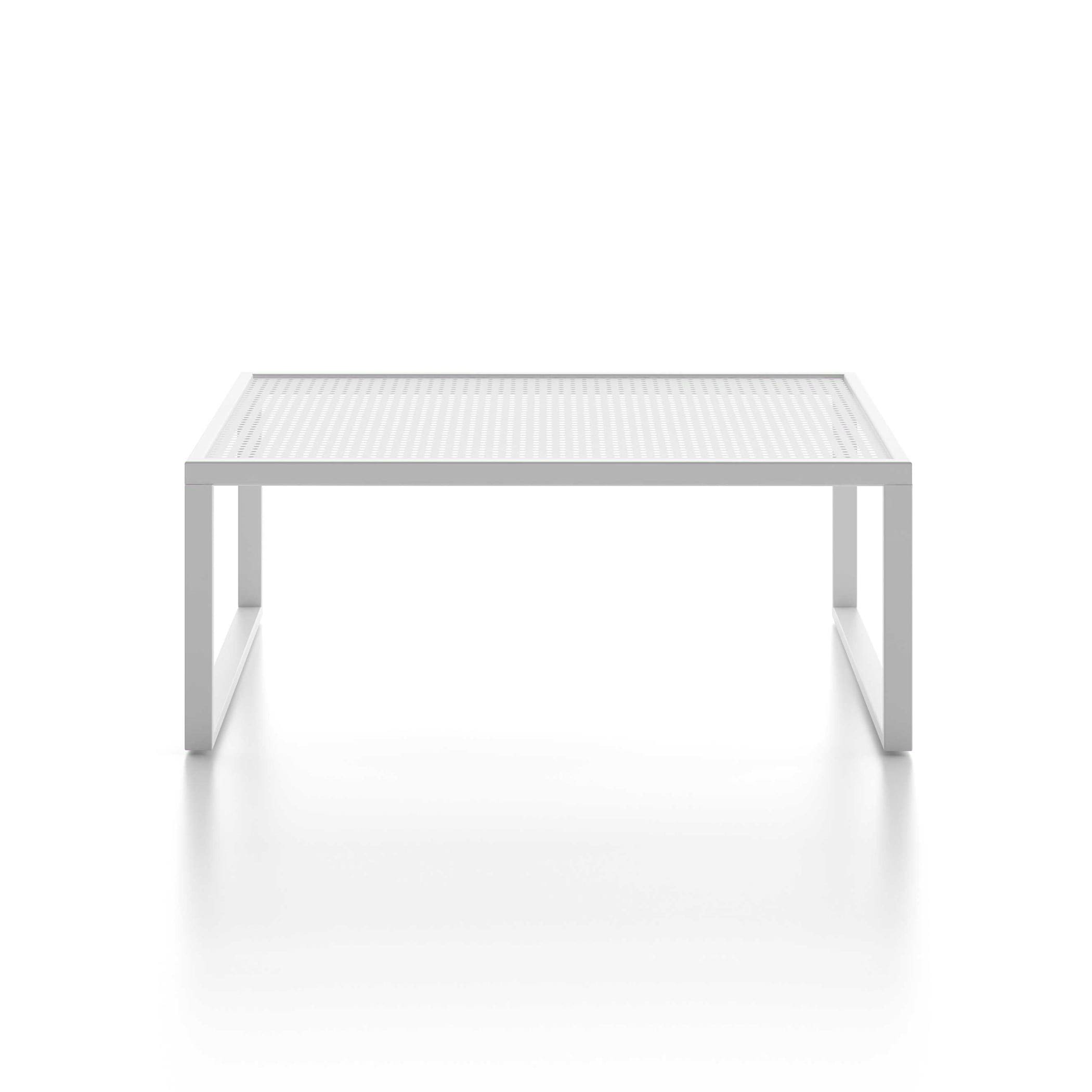 Tavolo Outdoor Coffee Tables in White Metal