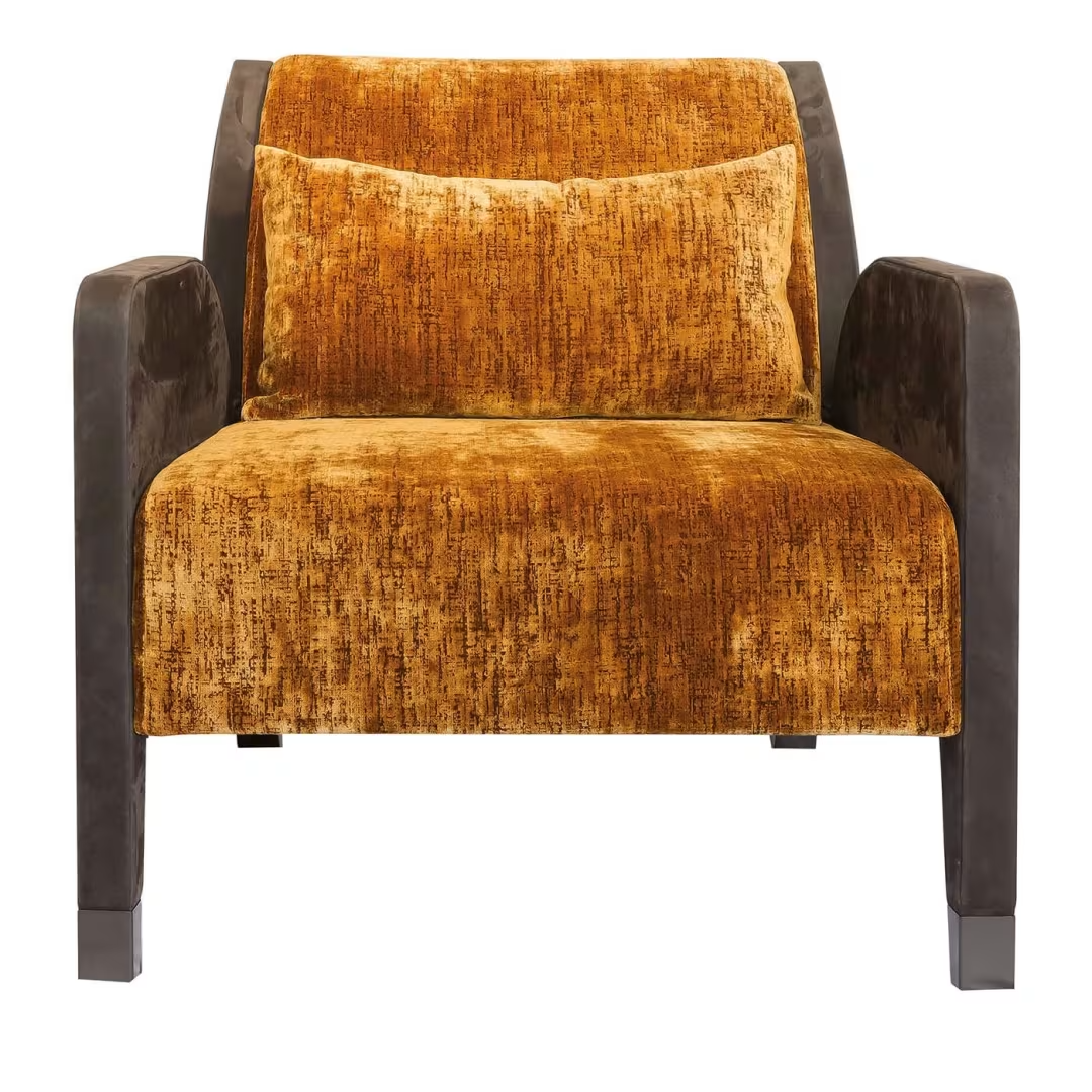 Orange unique natural mood armchair