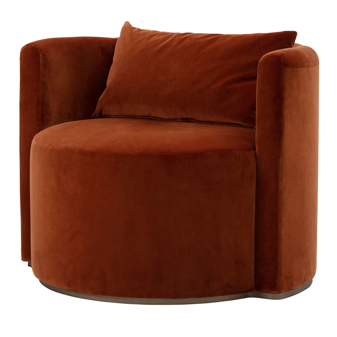 Virna red armchair