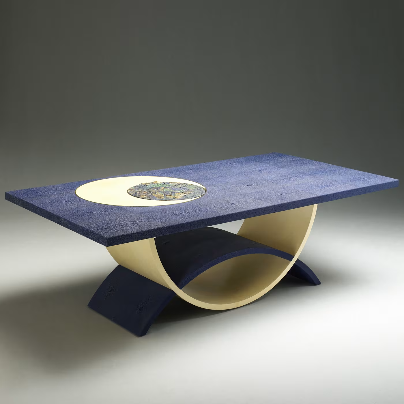 Blue moon coffee table