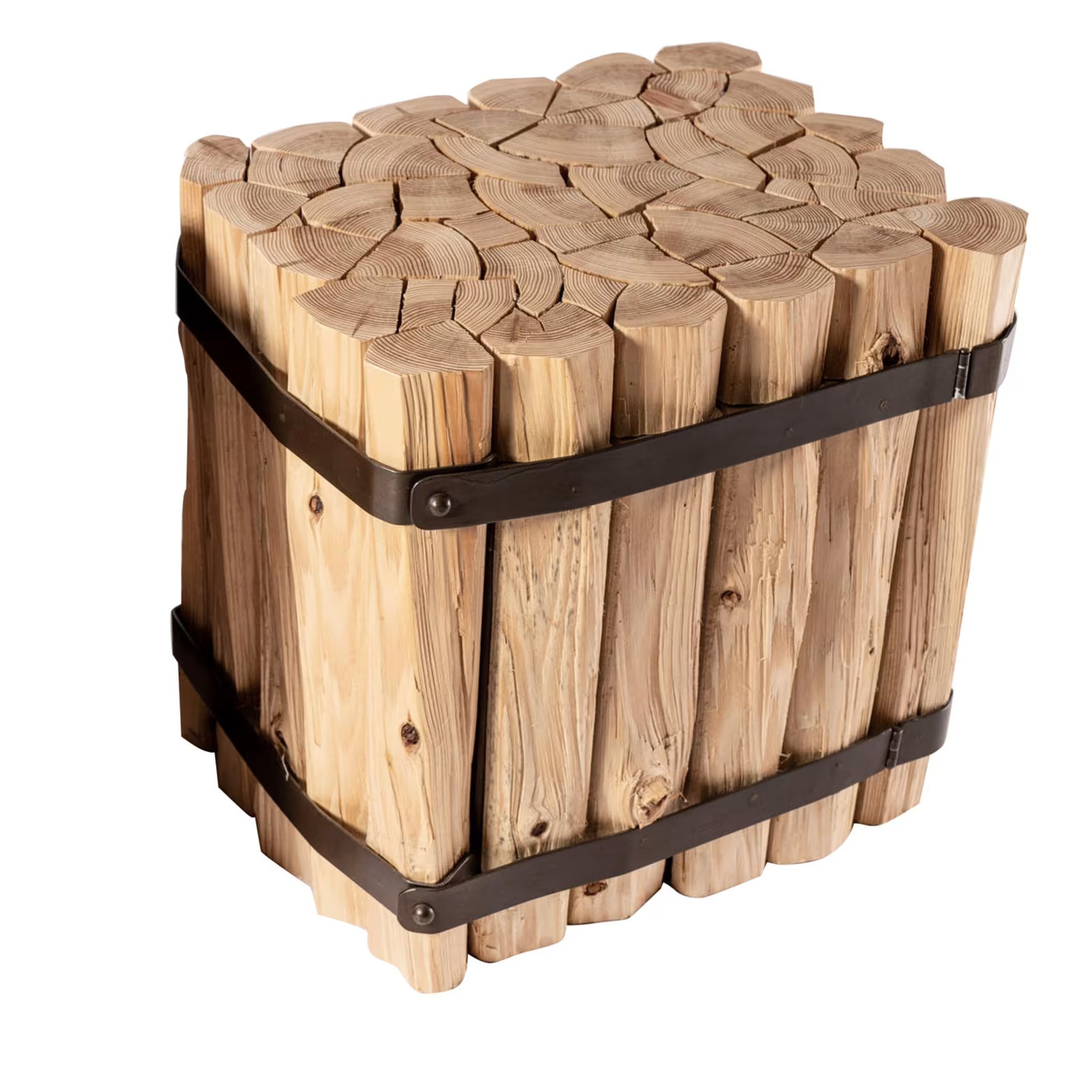 Taglialegna nightstand in larch