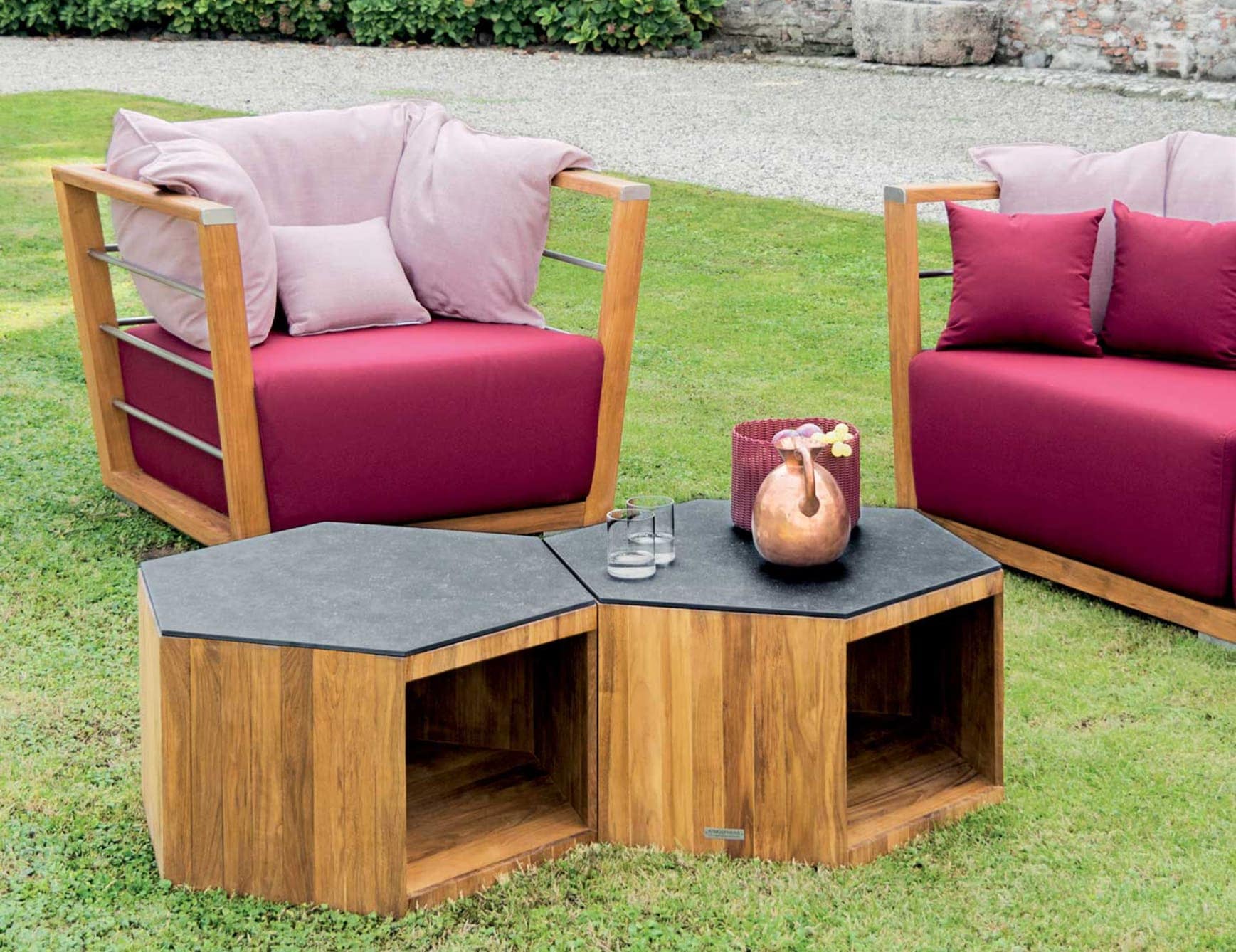 Modern Outdoor Coffee Table with Storage