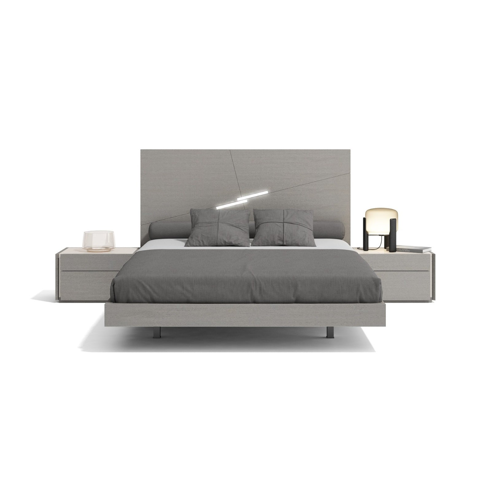 Premium bedroom in gray