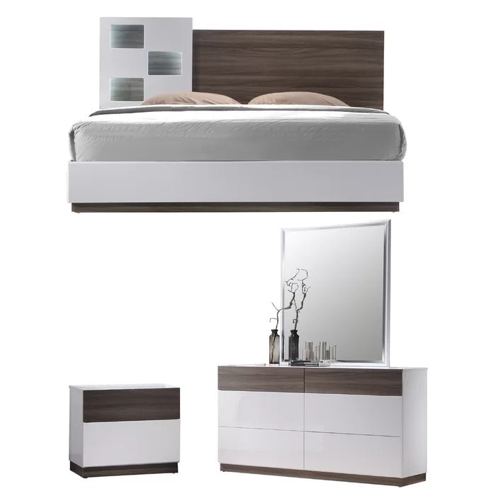 Bedroom with a distinctive design